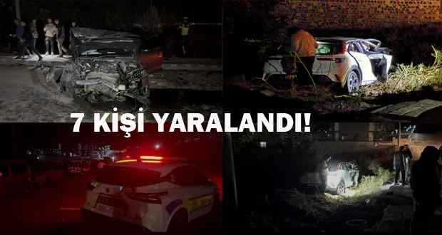 Polisten Kaçtı Faciaya Davetiye Çıkardı: 7 Yaralı