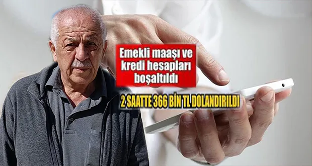 2 Saatte 366 Bin TL Dolandırıldı