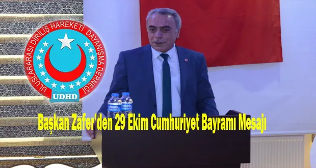 Başkan Zafer’den 29 Ekim Cumhuriyet Bayramı Mesajı