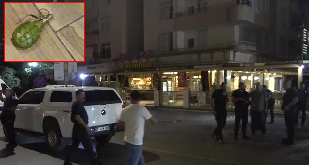 Adana’da Pastaneye Pimi Çekilmemiş El Bombası Atıldı