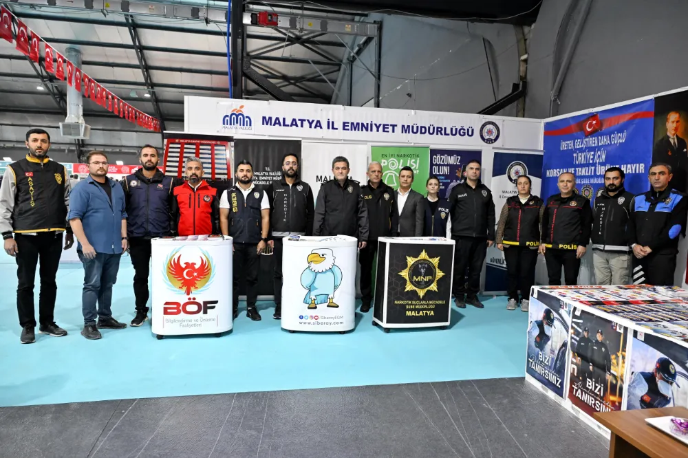 Malatya Emniyeti Kitap Fuarında Korsanla Mücadeleye Dikkat Çekti
