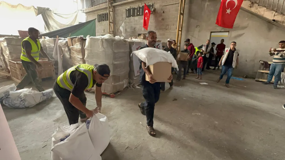 Malatya’dan Gazze’ye 11 Milyon 965 Bin Liralık Yardım	