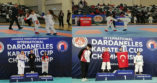 2.Uluslararası Dardanel Cup Karate Şampiyonası Tamamlandı