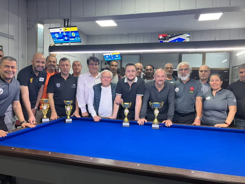 Cumhuriyet Bayramı Bilardo Turnuvası Tamamlandı