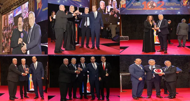 Cumhuriyetin 102.Yılda Yılın En Başarılıları Ödülleri Sahiplerini Buldu.