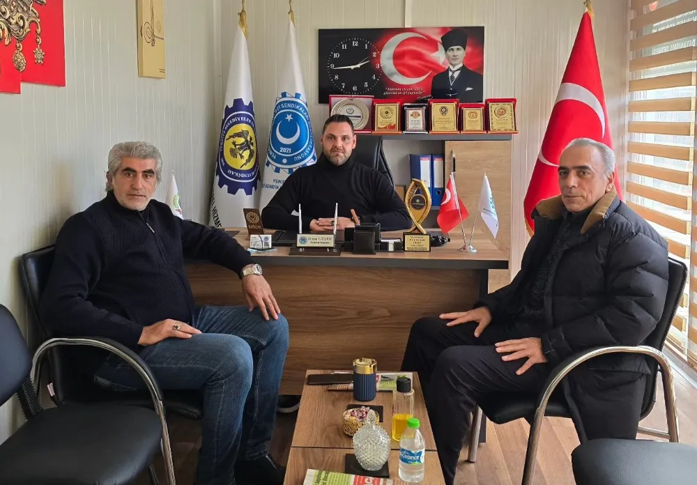Sendikalar ve Basın Temsilcileri Ozan Güler’i Ziyaret Etti
