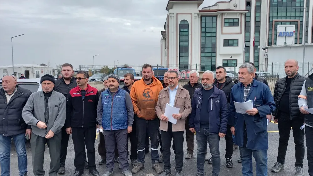Malatya Sanayi Esnafı Hak Kayıplarını AFAD Önünde Gündeme Taşıdı