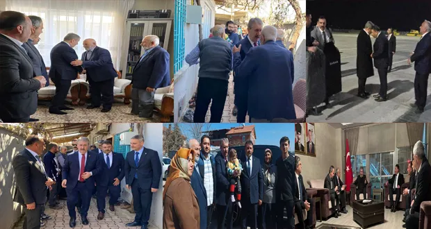 BBP Genel Başkanı Mustafa Destici Malatya İl Başkanına Taziyede Bulundu