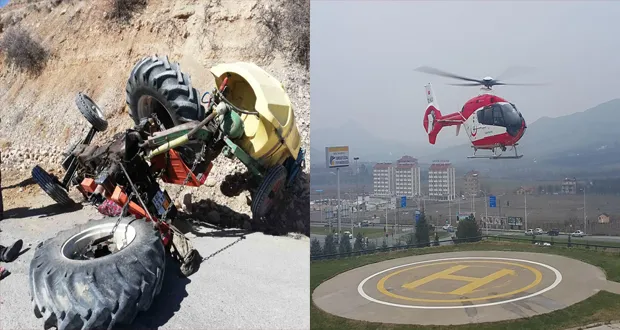 Traktörün Altında Kalan Sürücü Hayatını Kaybetti