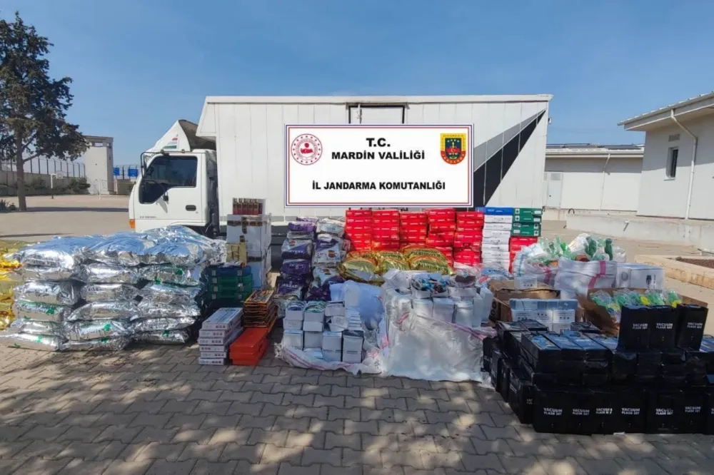 Mardin’de 5 Milyon TL Değerinde Kaçak Malzeme Ele Geçirildi