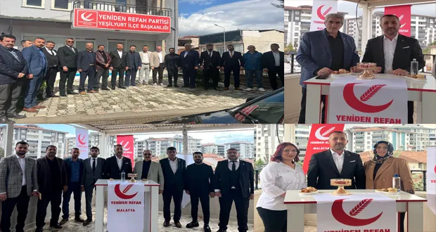 Yeniden Refah Partisi Malatya İl Başkanlığında Yoğun Bayramlaşma