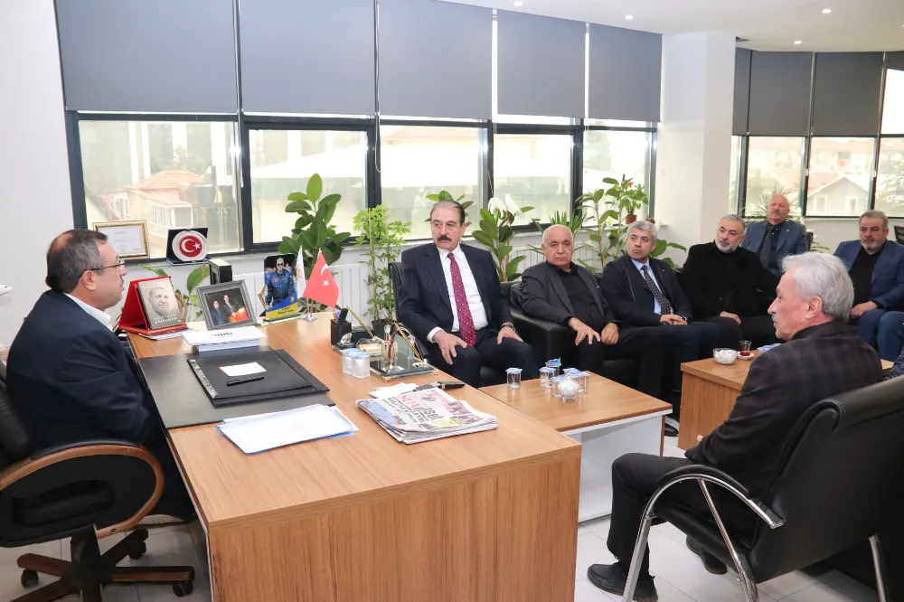 Keskin ve Oda Başkanlarından AK Parti İl Başkanı Ali Bakan’a Ziyaret