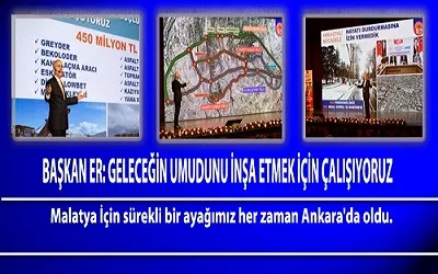 Başkan Er: Geleceğin Umudunu İnşa Etmek İçin Çalışıyoruz