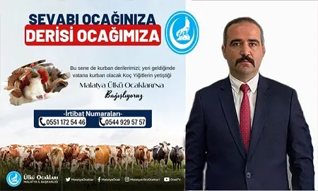  “Sevabı Ocağınıza, Derisi Ocağımıza” Çağrısı: Ülkü Ocakları’ndan Kurban Derisi Dayanışması