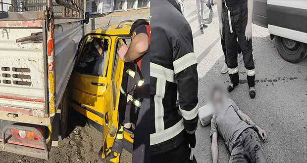 Otomobil Transitin Altına Girdi, Genç Sürücü Yaralandı
