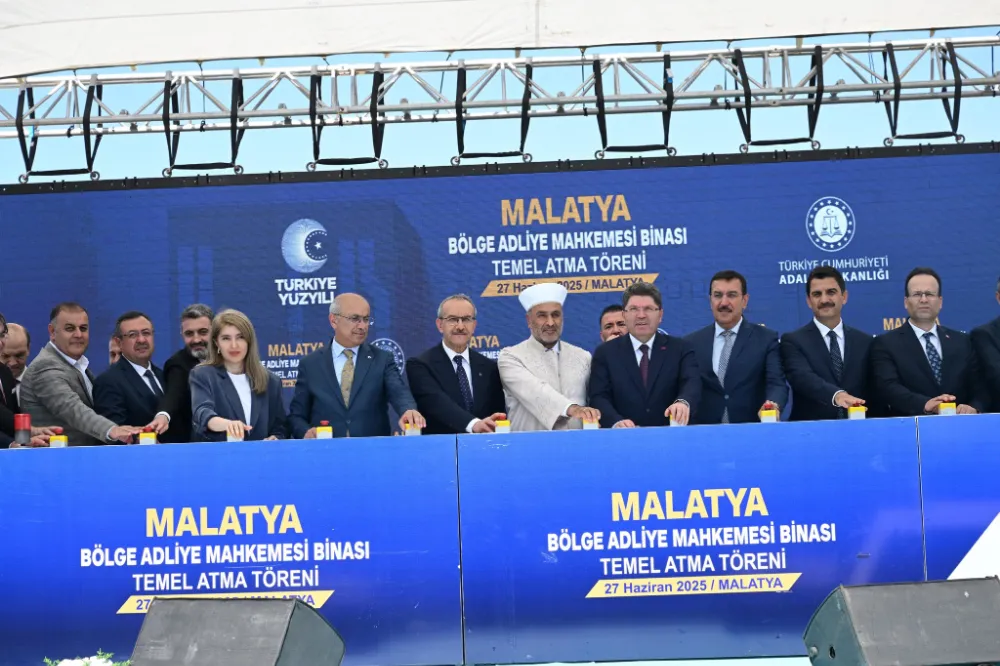 Malatya Bölge Adliye Mahkemesi’nin Temeli Bakan Tunç’un Katılımı İle Atıldı