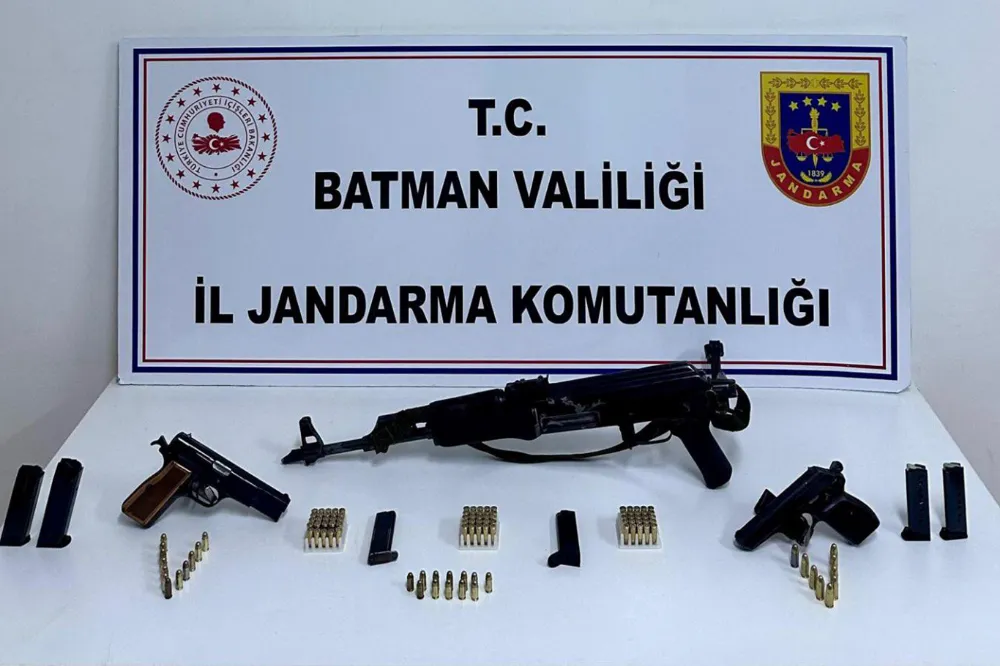 Batman’da Kaçak Silah Operasyonu: Kaleşnikof Ve Tabancalar Ele Geçirildi