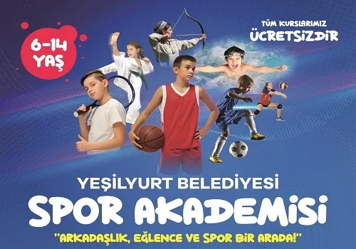 Yeşilyurt Belediyesi’nin Ücretsiz Spor Akademisi Kayıtları Başlıyor