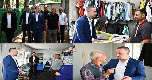 MAGİNDER Heyeti Doğanşehir’de Esnaf Ve Vatandaşlarla Buluştu