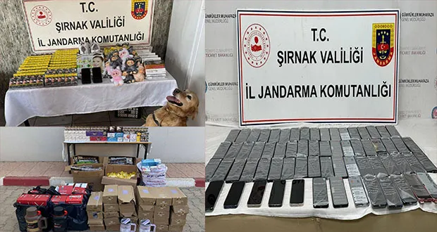 Şırnak’ta 11 Milyon Değerinde Gümrük Kaçağı Eşya Malzeme Ele Geçirildi