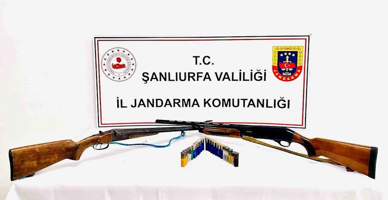 Şanlıurfa’da ruhsatsız silah operasyonu: 7 şüpheli gözaltında
