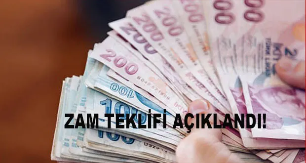 Memura yeni zam teklifi açıklandı!