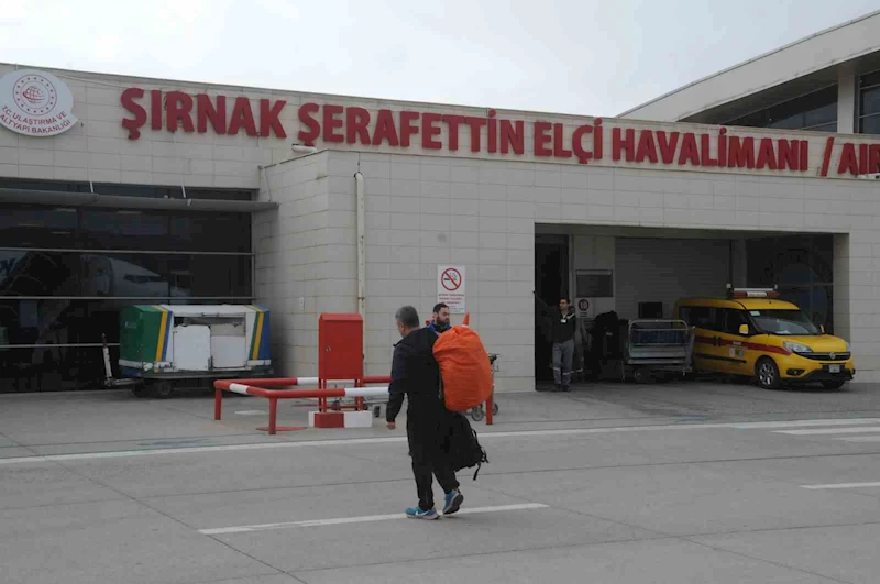 Şırnak Şerafettin Elçi Havalimanı temmuz ayında 39 bin 691 yolcuya hizmet verdi
