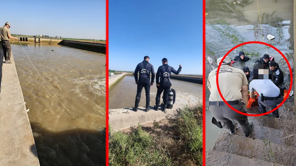 15 Yaşındaki Çocuk Sulama Kanalında Boğuldu